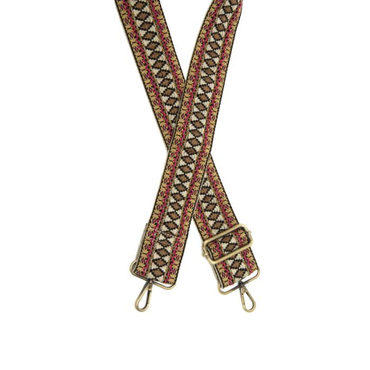 Neutral Mosaic Guitar Bag Strap