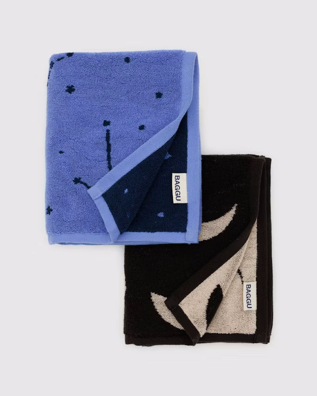 Night Sky Baggu Hand Towel Set