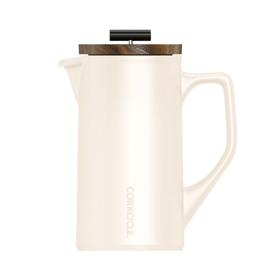Oat Milk Ceramic French Press Corkcicle