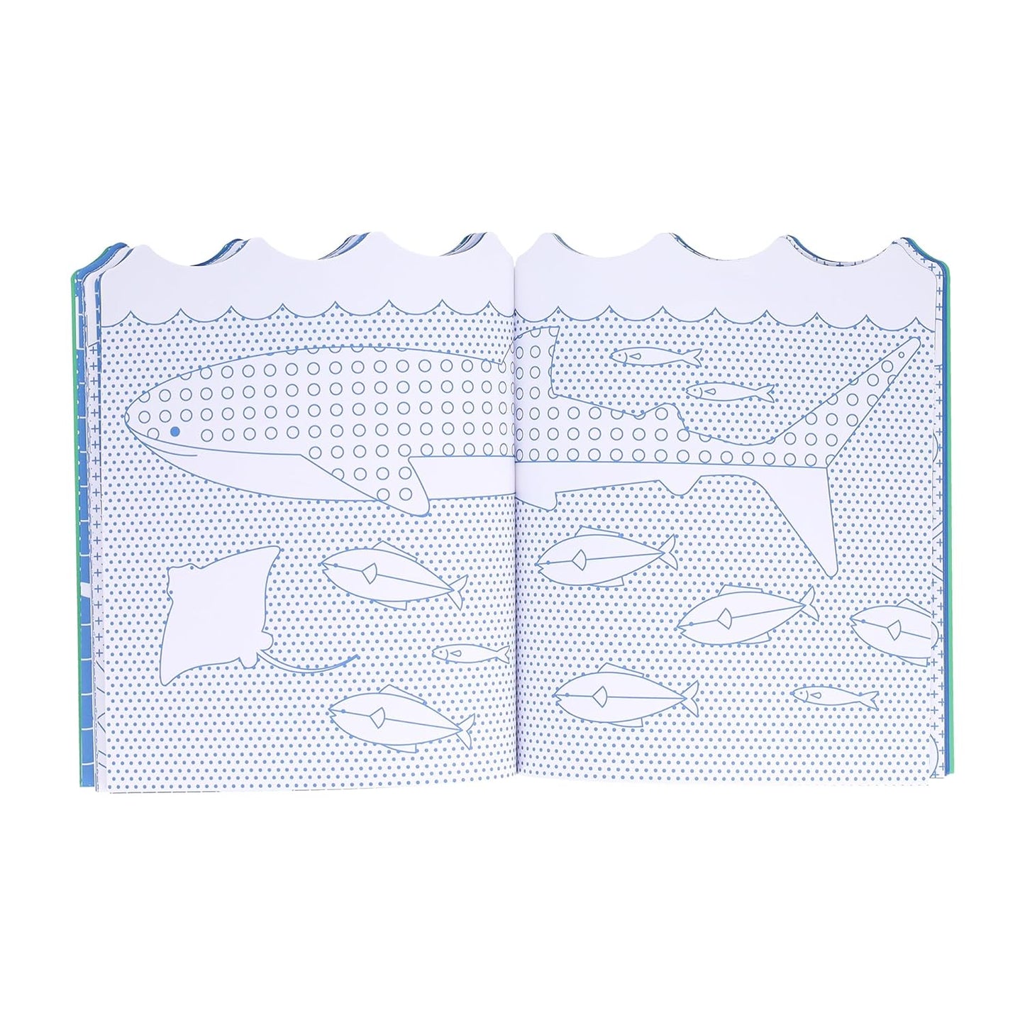 Ocean Coloring Book with Stickers