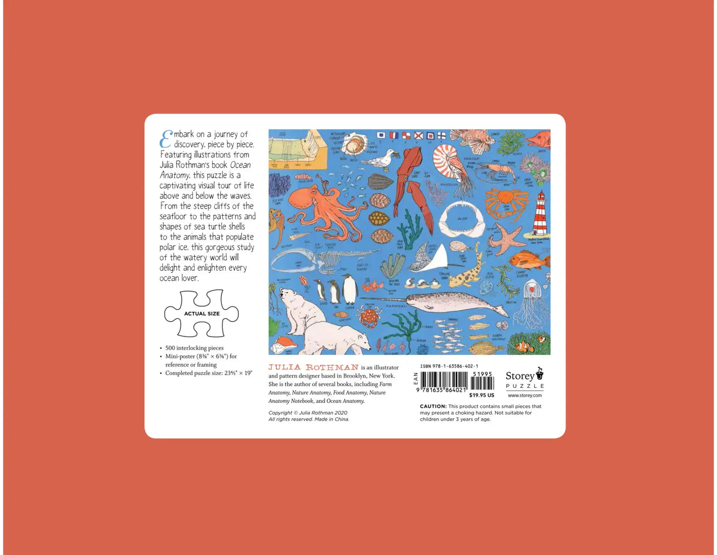 Ocean Anatomy 500-Piece Puzzle