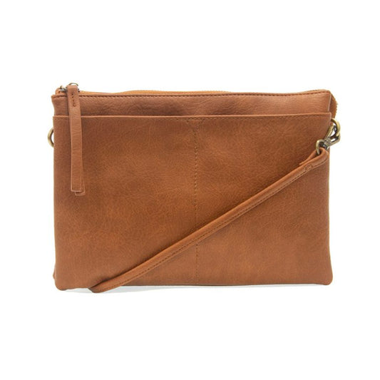 Cognac Gia Medium Multi Pocket Crossbody