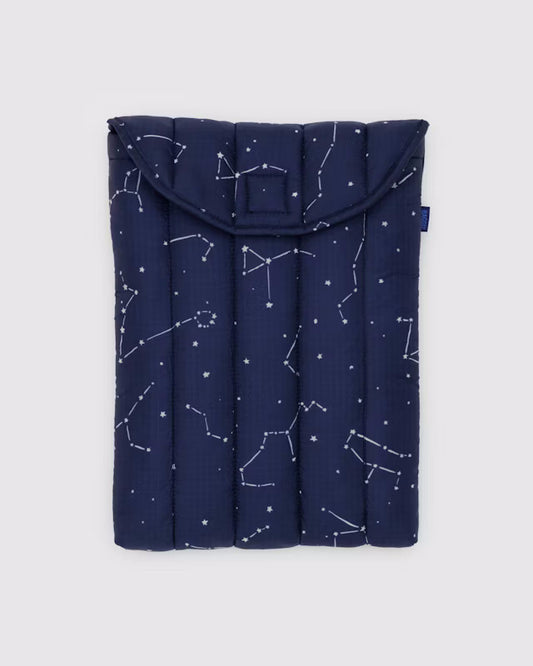 Constellation Midnight Puffy 13"/14" Baggu Laptop Sleeve