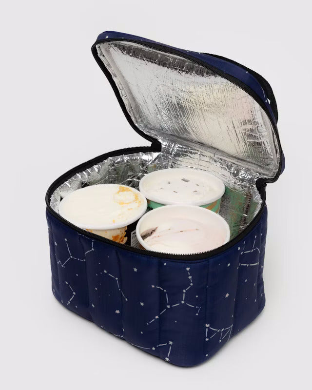 Constellation Midnight Baggu Puffy Lunch Bag