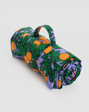 Load image into Gallery viewer, Orange Tree Periwinkle Baggu Puffy Picnic Blanket