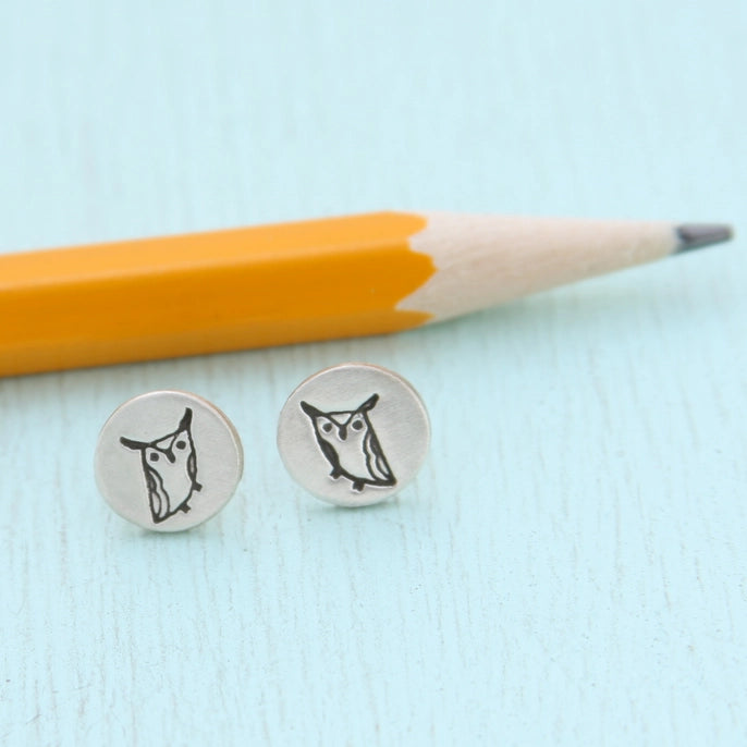 Horned Owl Studs