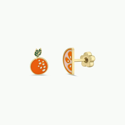 Orange Studs - Kids Collection