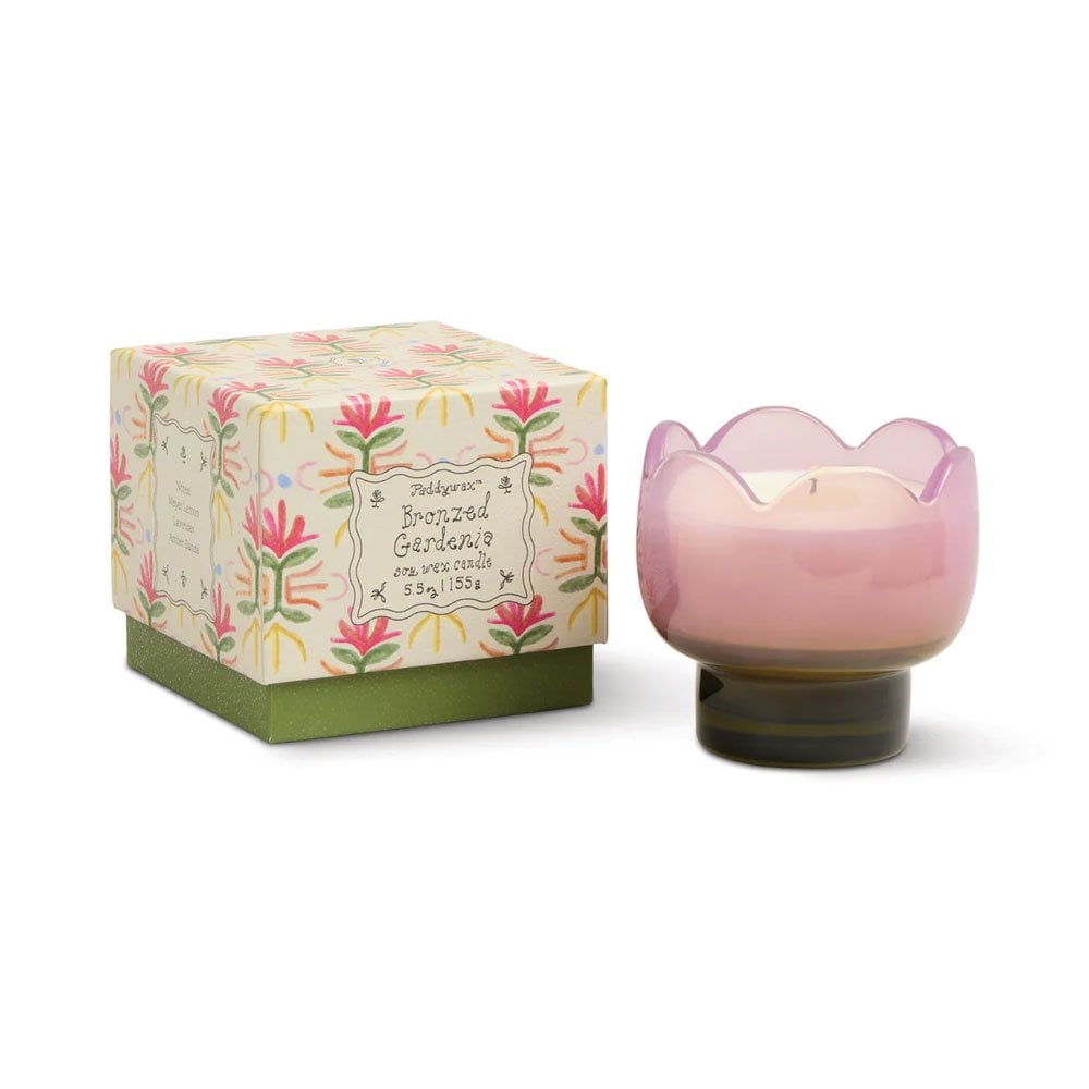 Bronzed Gardenia Tulip Candle - Ali's Wagon