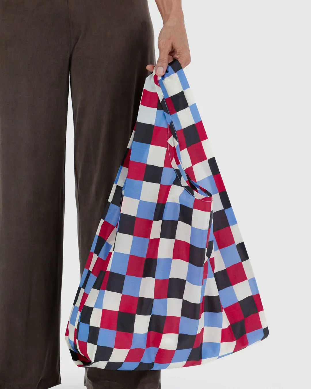 Painted Check Baggu Reusable Bag - Ali's Wagon
