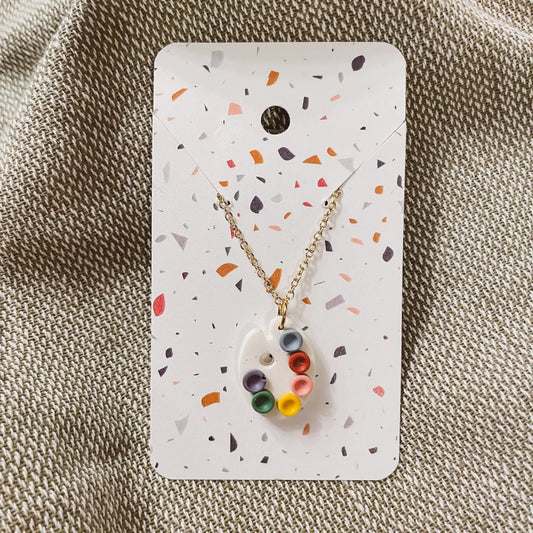 Paint Pallete Necklace