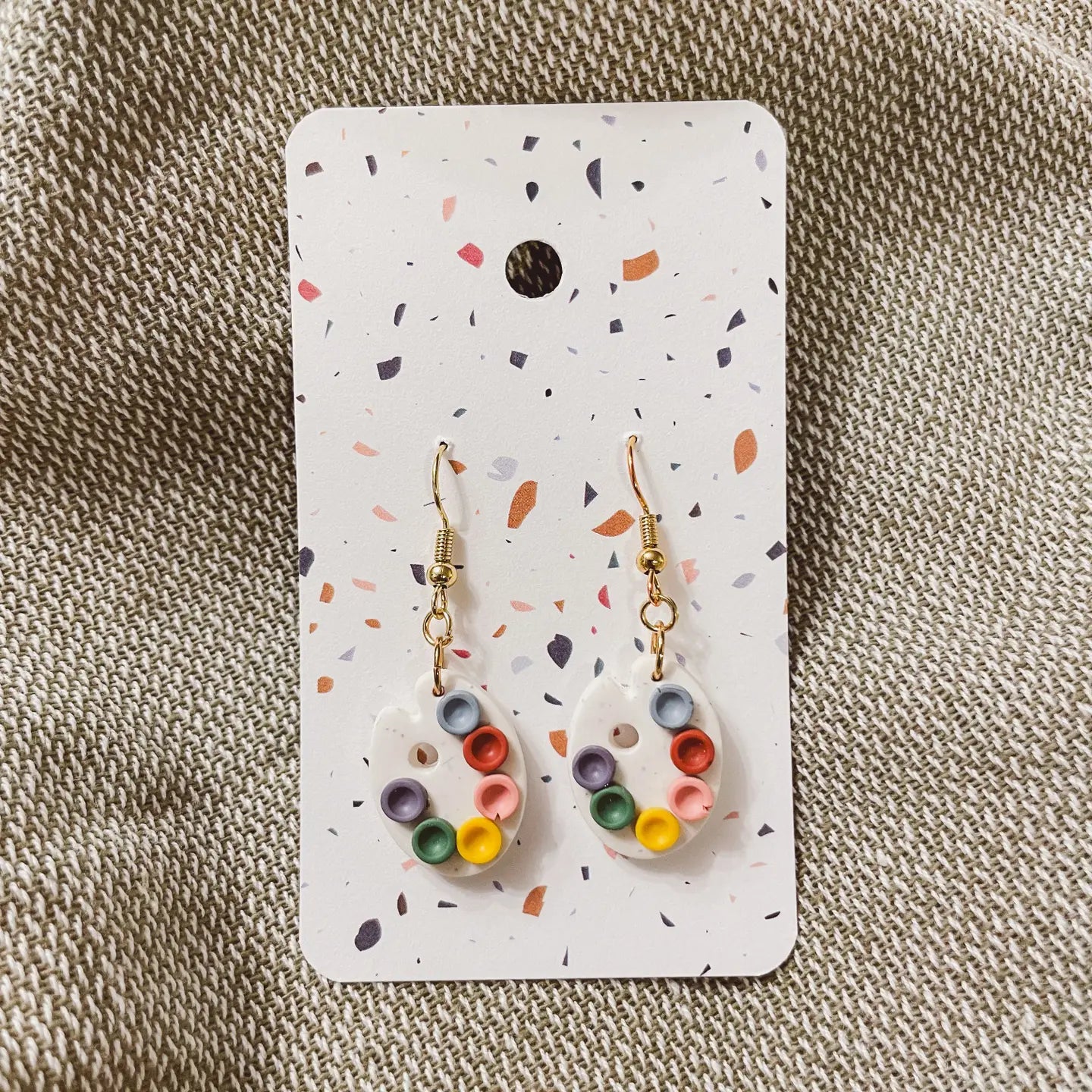 Paint Pallete Earrings