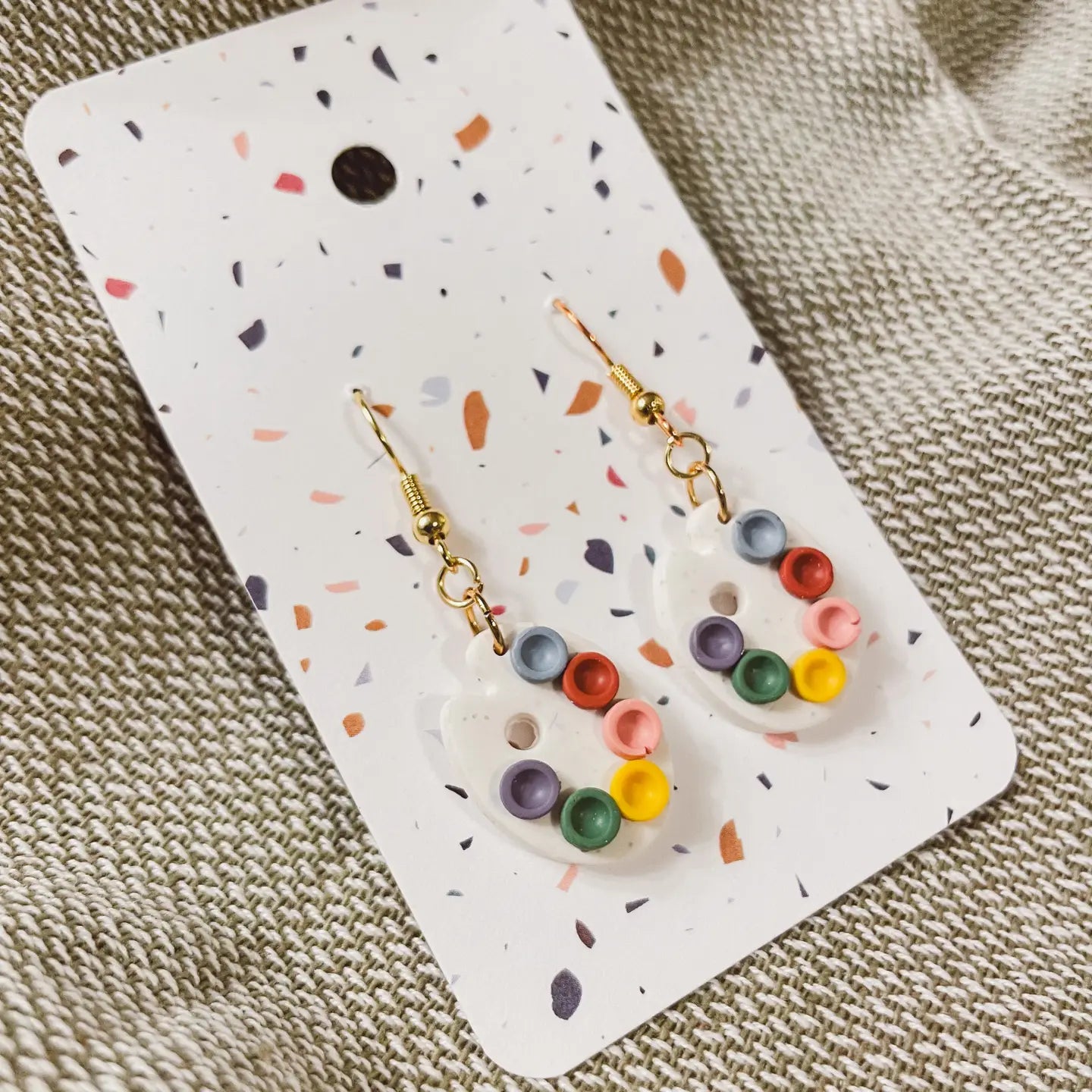 Paint Pallete Earrings