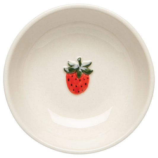 Strawberry Embossed Pinch Bowl - Ali's Wagon