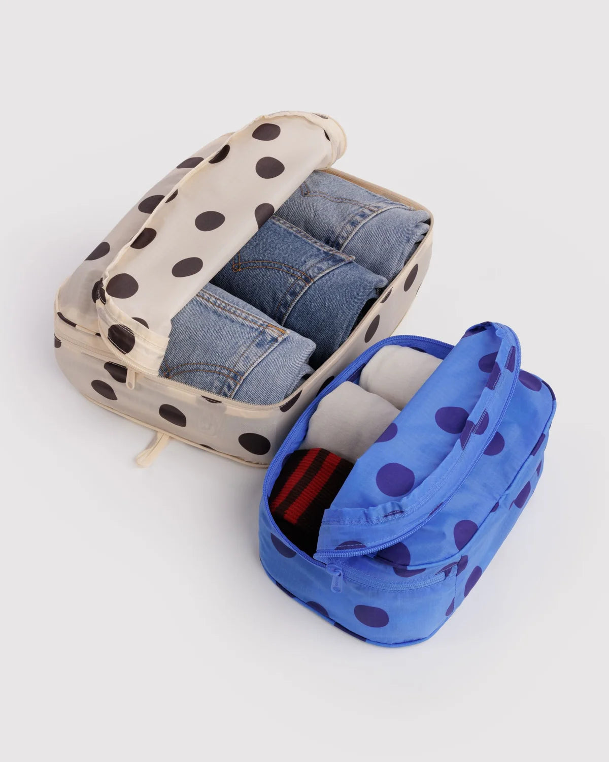 Polka Dot Packing Cube Set
