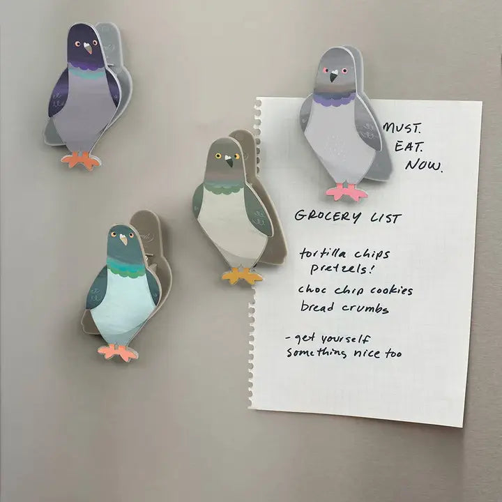 Fred & Friends Peckish Pigeon Bag Clips - Thumbnail 5