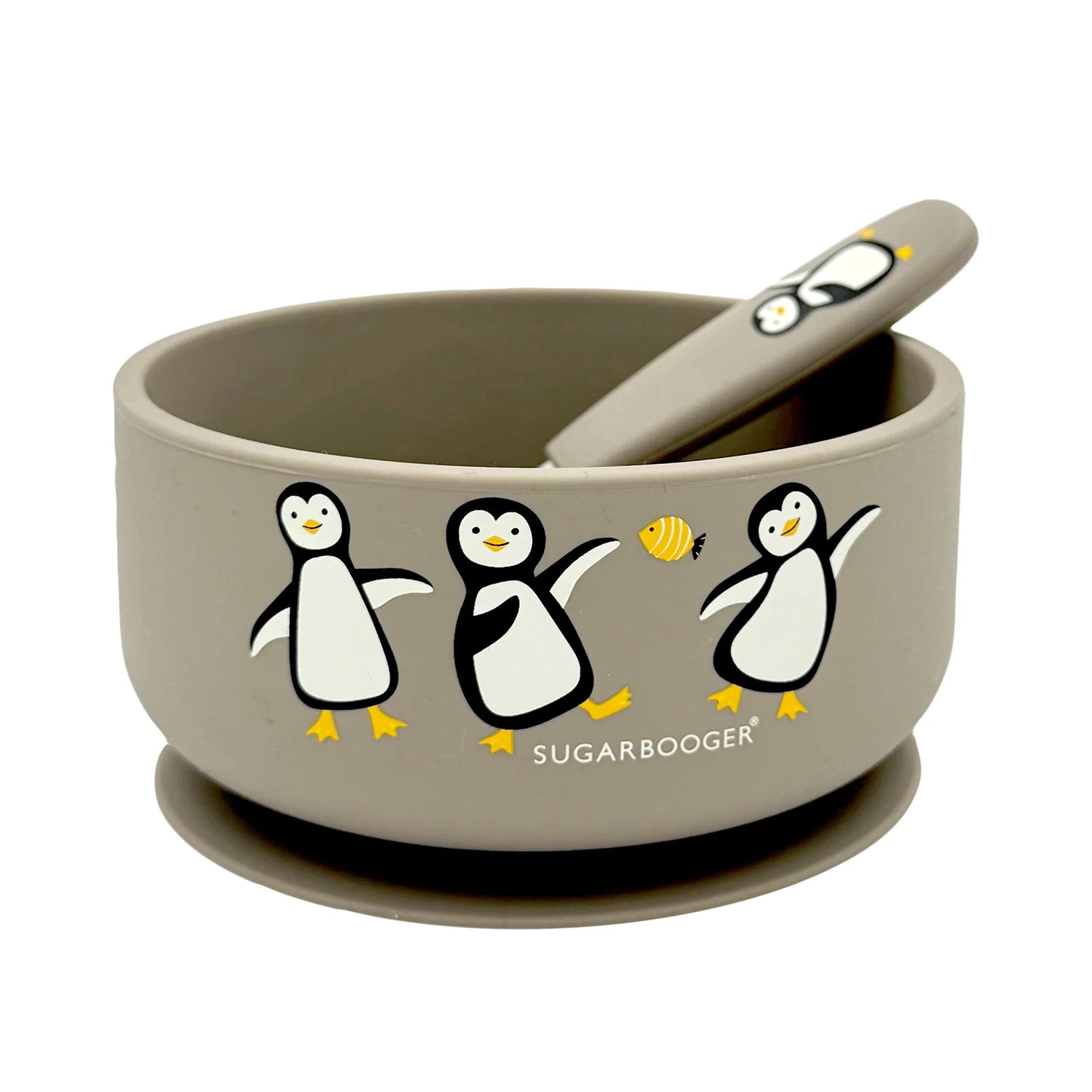 Penguin Suction Bowl & Spoon Set