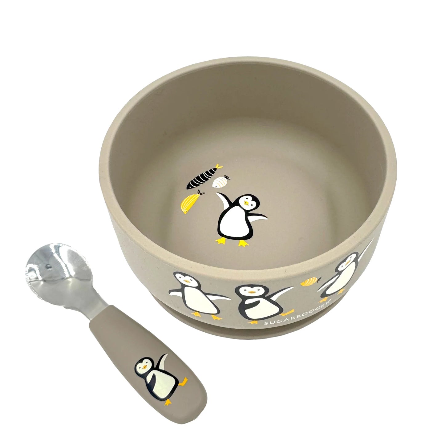 Penguin Suction Bowl & Spoon Set
