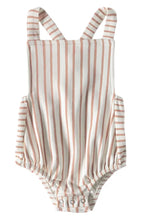 Load image into Gallery viewer, Peony Stripes Criss Cross One Piece