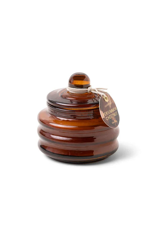 Persimmon Chestnut Beam Glass Candle