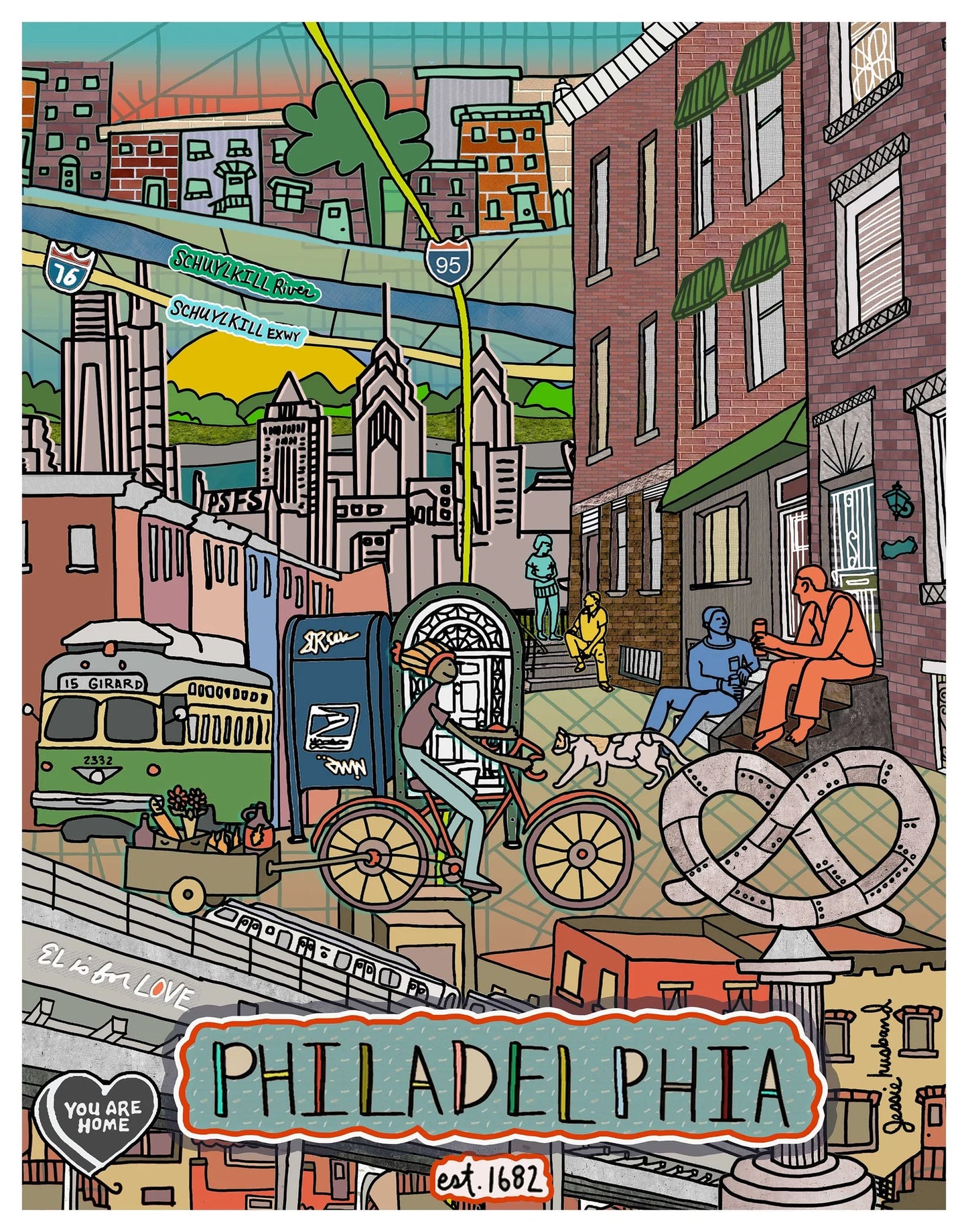 Philadelphia, You Are Home Print