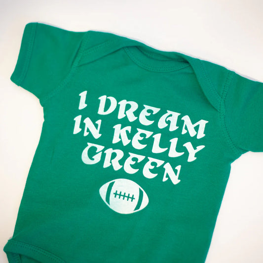 Dream in Kelly Green Onesie