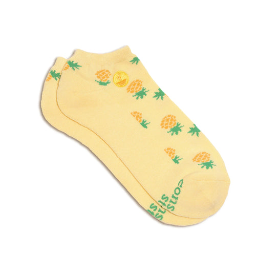 Pineapple Ankle Socks that Provide Meals