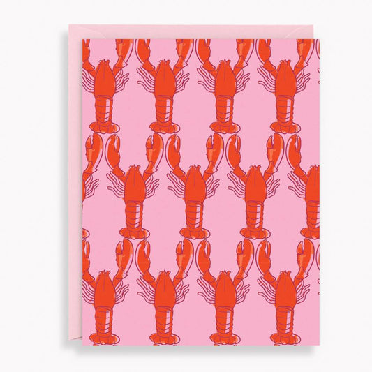 Lobsters Blank Boxed Notecards