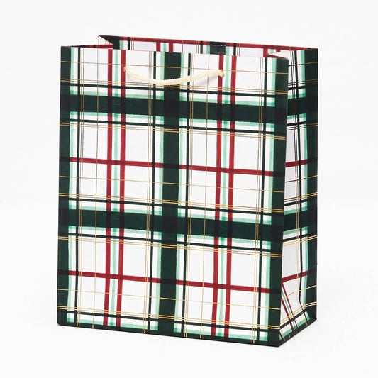 Painted Plaid Gift Bag