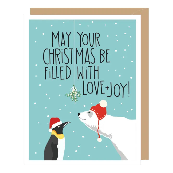 Holiday Penguins and Polar Bears Boxed Card Set