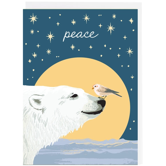 Peace Polar Bear Holiday Boxed Cards