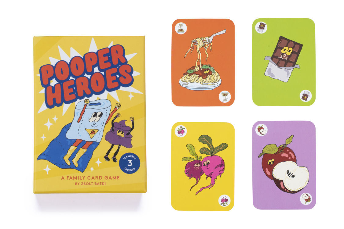 Pooper Heroes Card Game