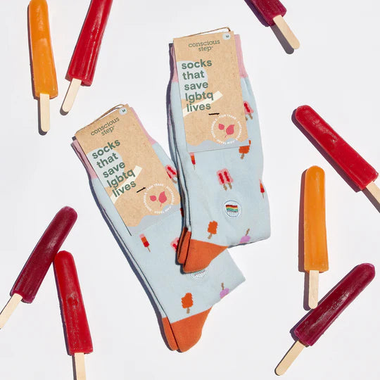 Popsicle Socks That Save LGBTQ Lives