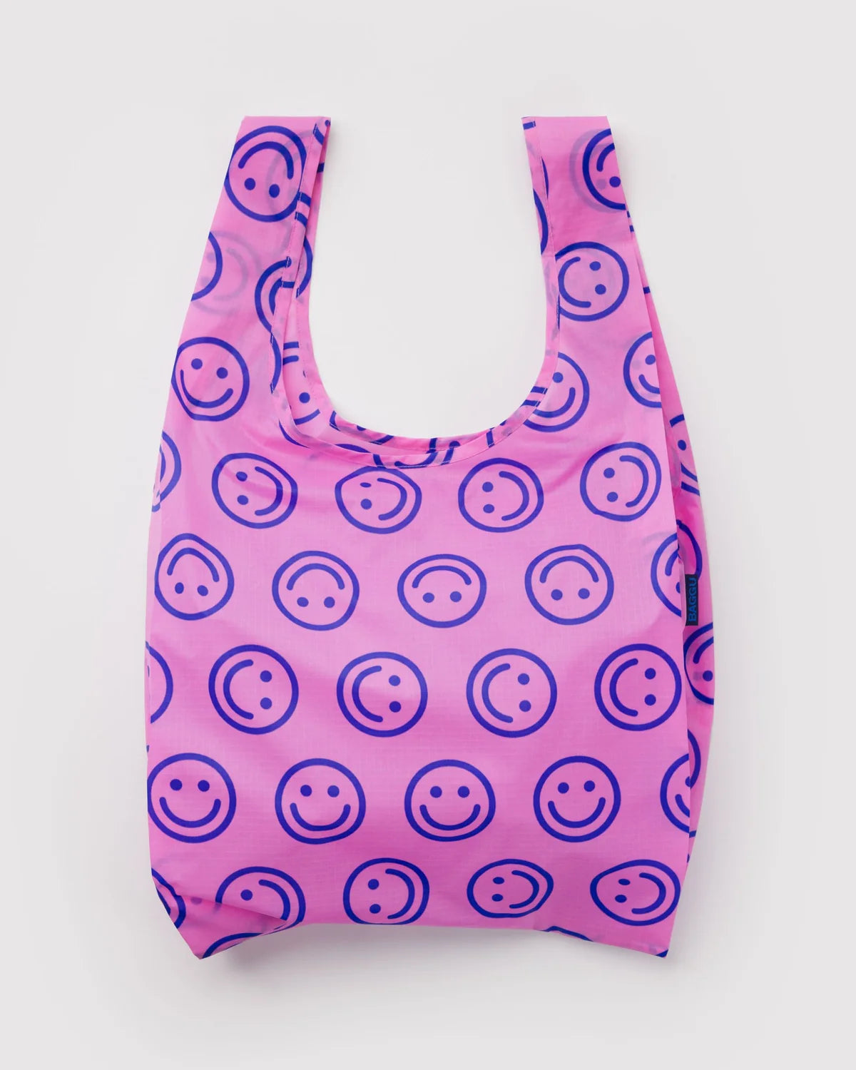 Pop Pink Happy Reusable Bag