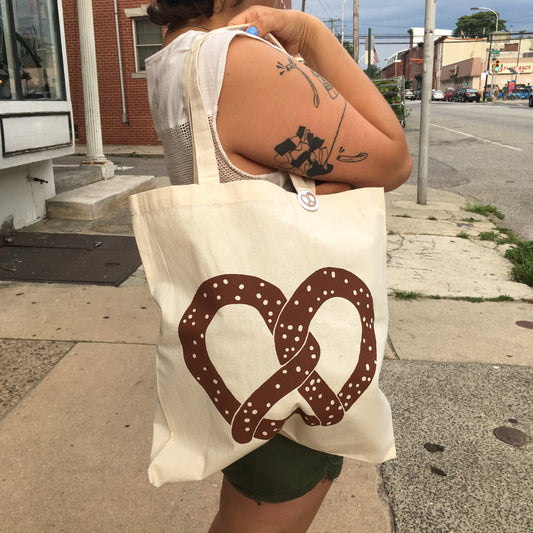 Pretzel Tote Bag