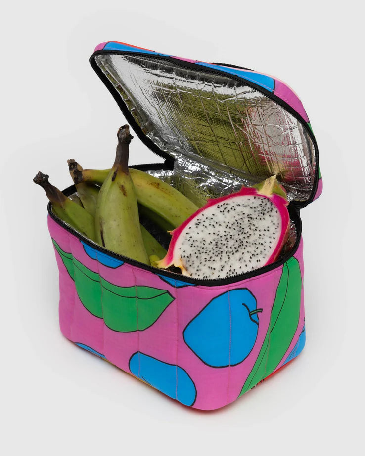 Apples and Bananas Mix Puffy Lunch Bag