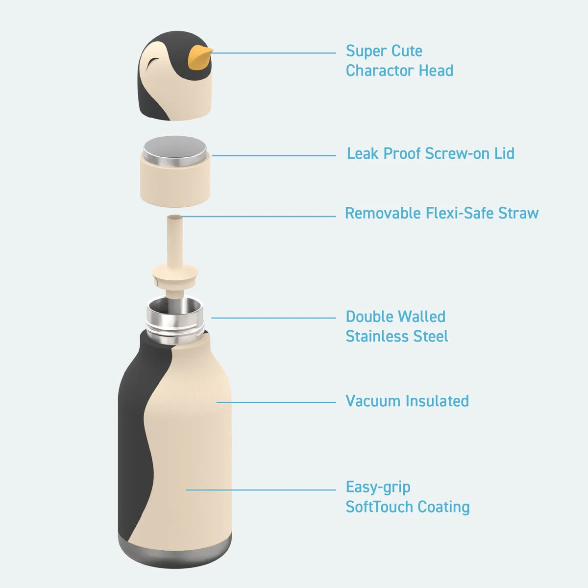 Penguin Water Bottle