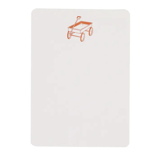 Red Wagon Boxed Tails Notecards