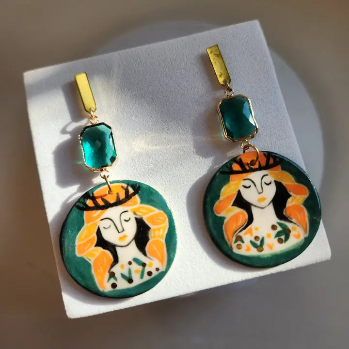Virgo Drop Earrings