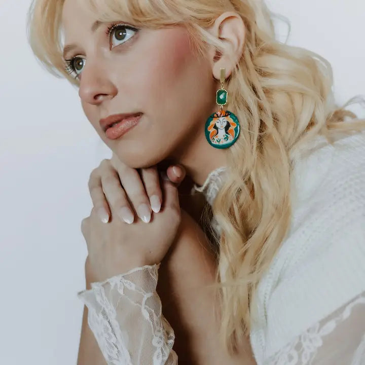 Virgo Drop Earrings