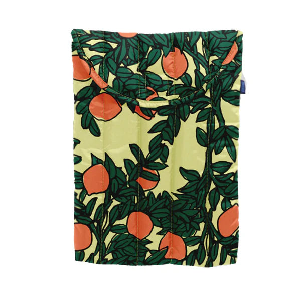 Orange Tree Puffy 13"/14" Baggu Laptop Sleeve