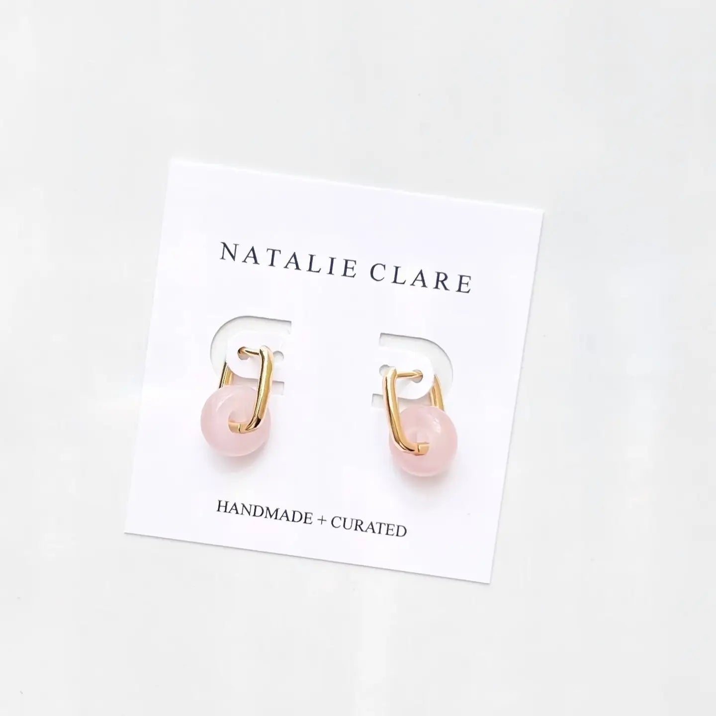 Rose Quartz Earrings