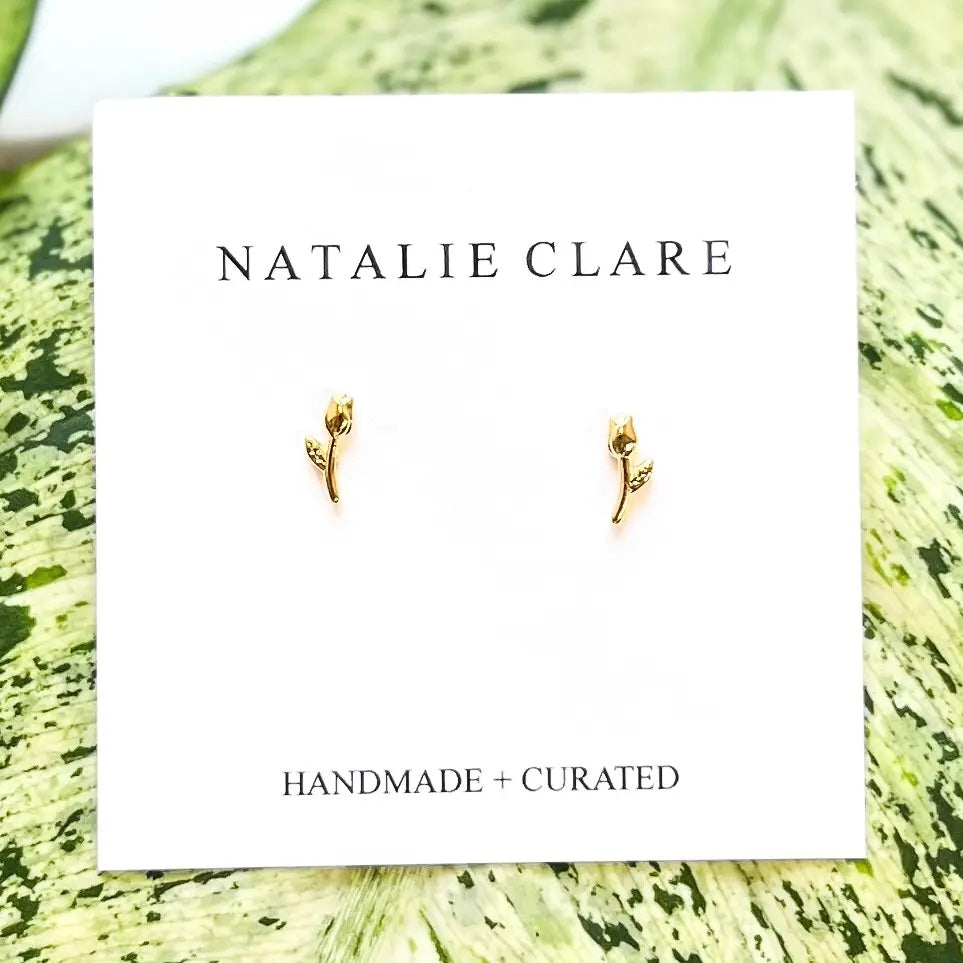 Rose Stud Earrings