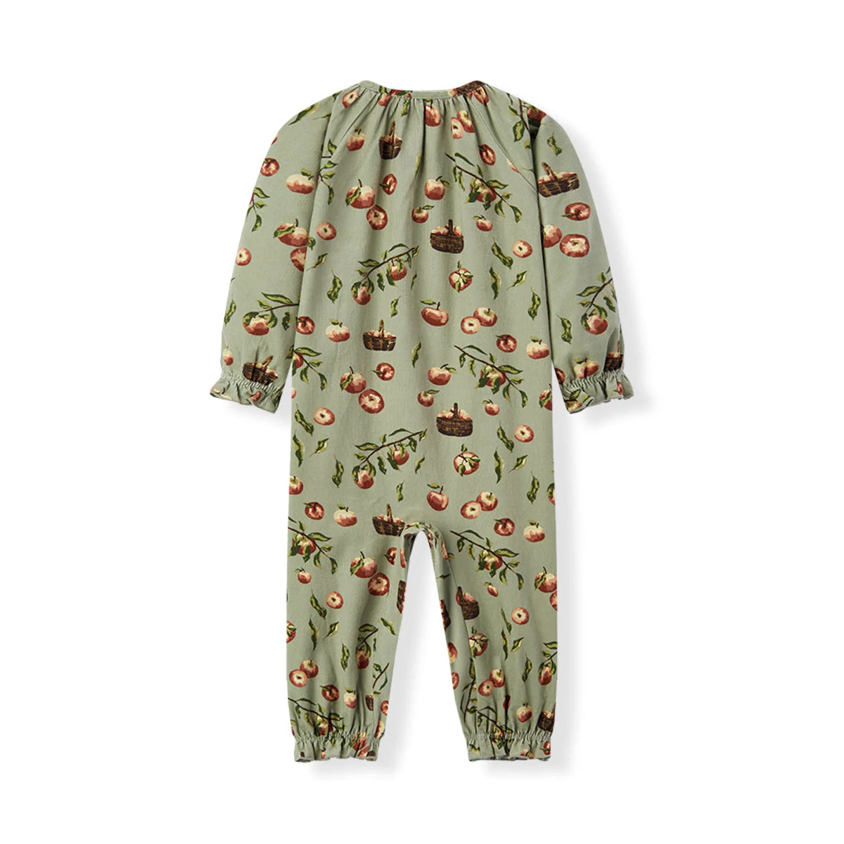 Apple Orchard Corduroy Ruffle Snap Jumper