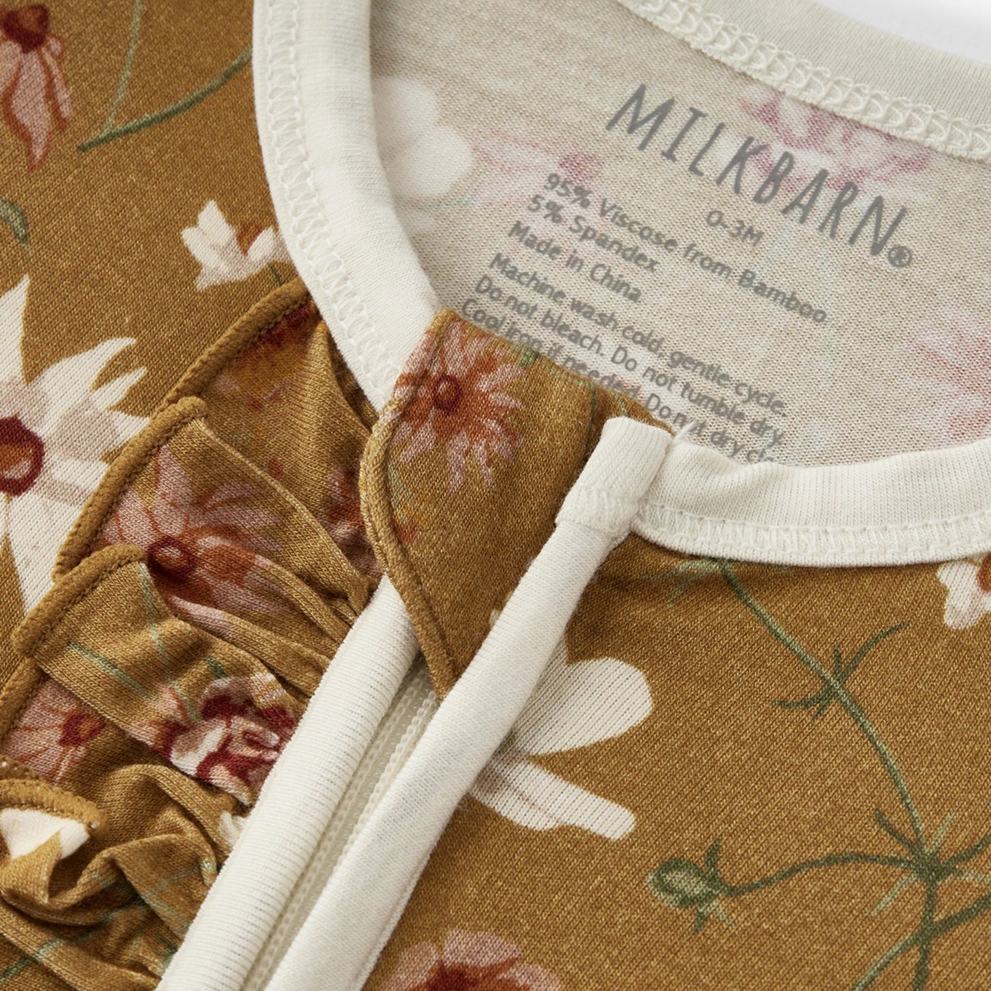 Wildflower Luxe Stretch Ruffle Footie