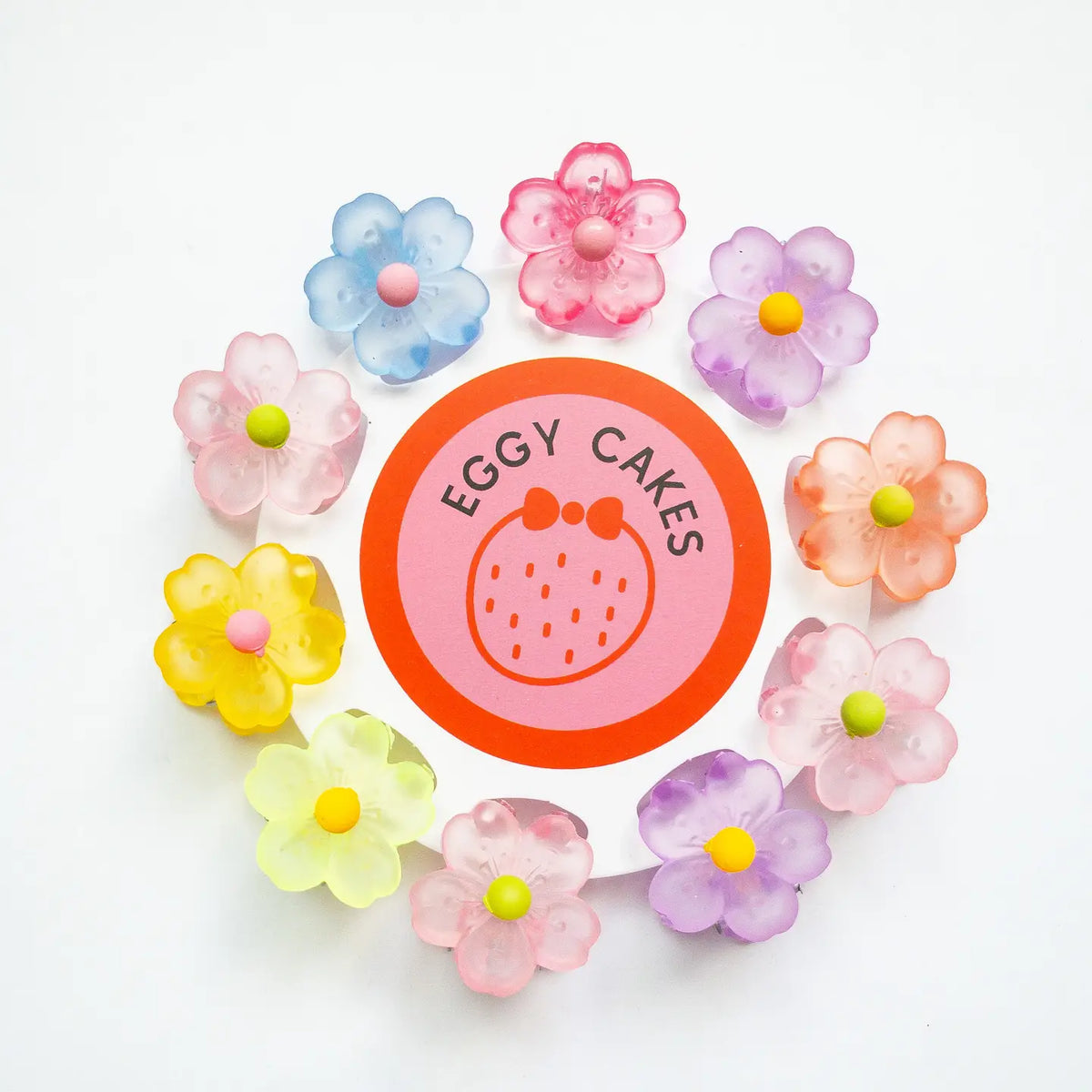 Sakura Flower Hair Clips