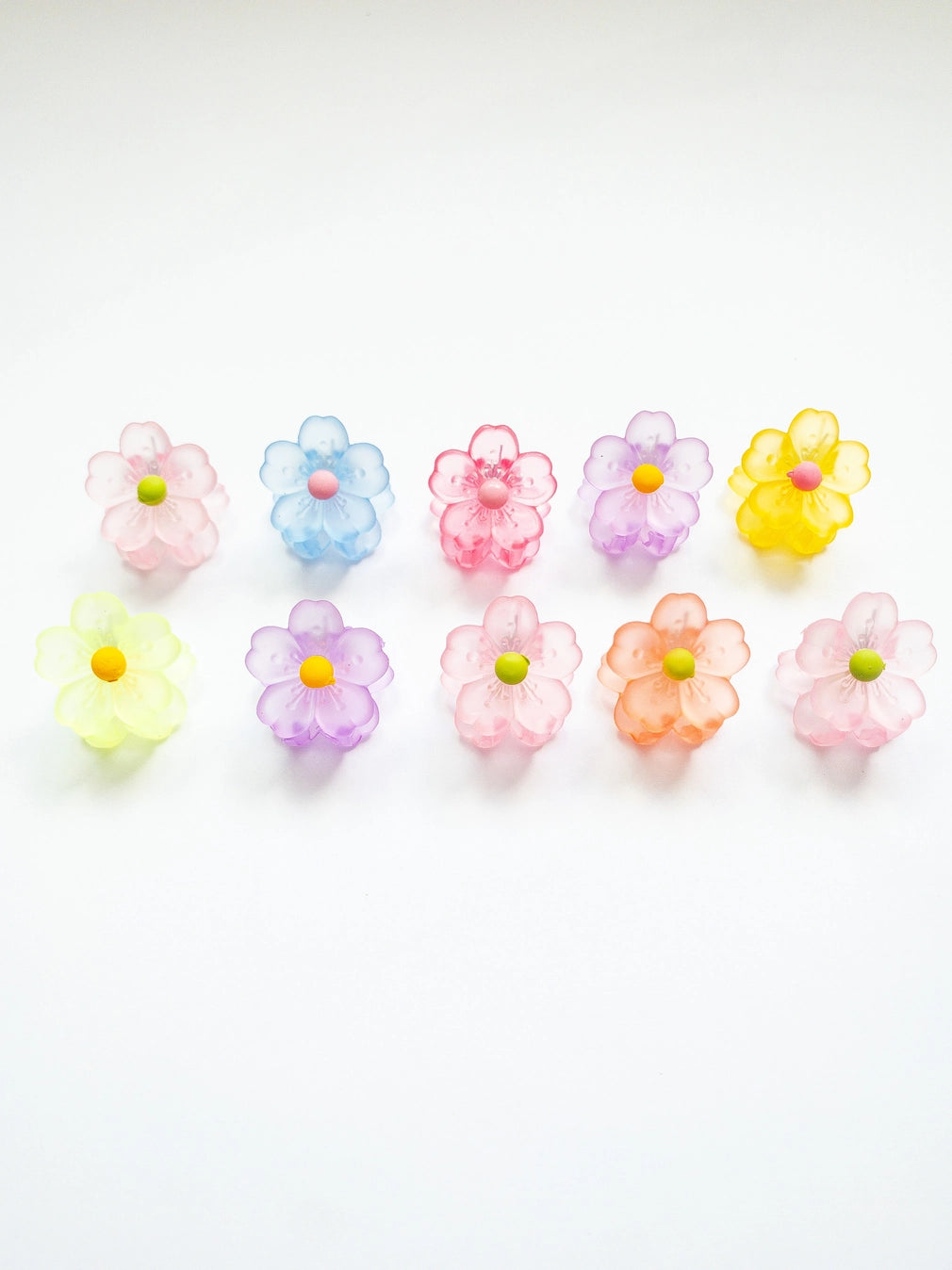 Sakura Flower Hair Clips