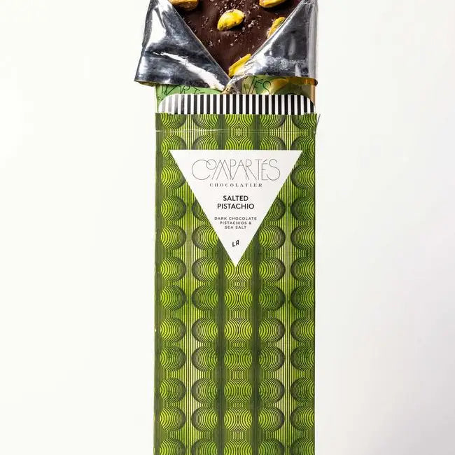 Salted Pistachio Dark Chocolate Bar