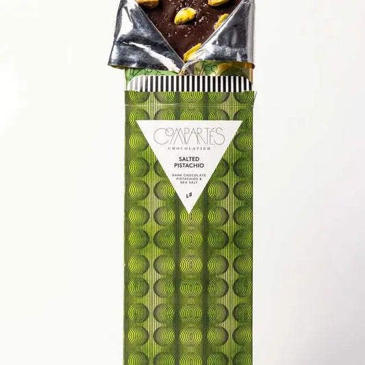 Salted Pistachio Dark Chocolate Bar