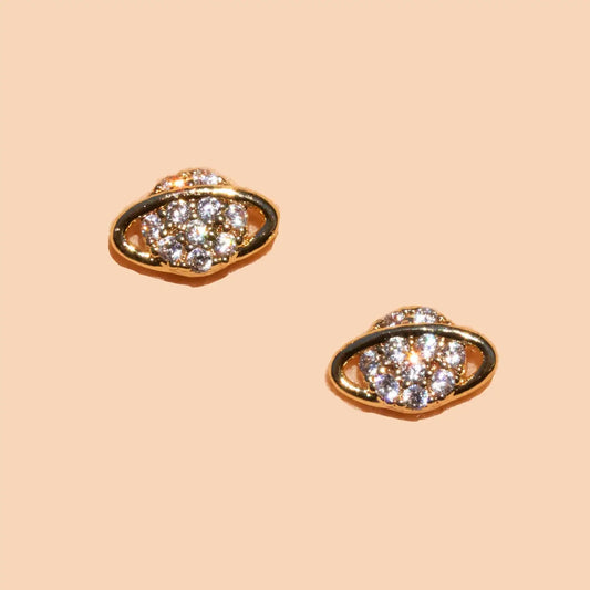 Shimmer Saturn Studs