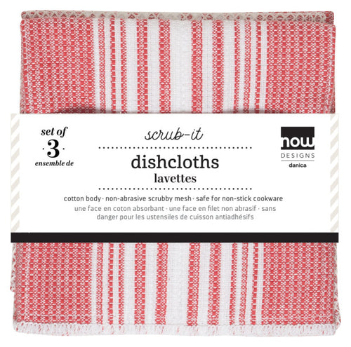 Red Scrub-it Dish Cloth